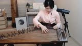 韩国清纯小姐姐学习中国古筝，完美演奏《犬夜叉》神曲！