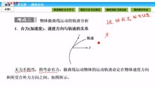 [图]高中物理 6物体做曲线运动的轨迹分析 必修二