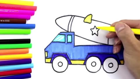 导弹车儿童动画图片