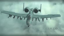 美国空军近距离空中支援飞机A-10 Thunderbolt II简介及火力展示