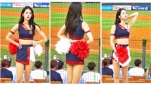 韩国美少女啦啦队饭拍，美腿彰显迷人青春活力，女孩气质动人