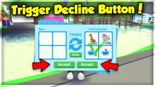 How to Trigger Someone's Decline Button in Adopt Me! Trade Menu Hacks