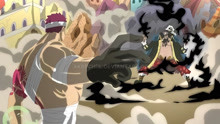 海贼王同人漫画，卡塔库栗对战黑胡子，不一样的对决