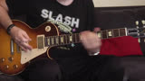 Slash风格疯狂solo使用著名的十一月雨中那把烟草色Gibson les paul Joe Perry aged & signed!!