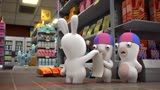 疯狂的兔子：双胞胎兔子真默契，喜欢玩具娃娃，完全忘了该干嘛