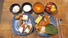 韩国街头15元自助餐，20多个菜让高考生吃饱又吃好，各种肉随便吃