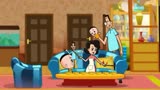 新大头儿子和小头爸爸：妈妈敲音乐，大头和爸爸玩起人偶来