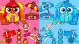 少儿动画：小公主愤怒的小鸟套装，红蓝小鸟你更喜欢哪一只？