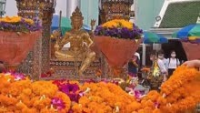 今天四面佛下凡日，许愿 还愿#泰国佛教#泰国生活