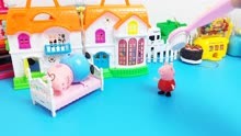 玩具故事：猪爸爸吹气球了#亲子 #玩具视频 #玩过家家 #小猪佩奇