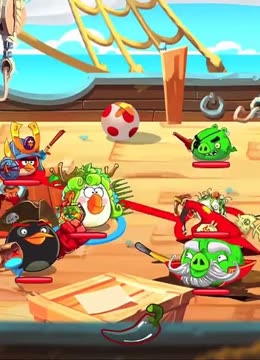 angry birds epic《怒鳥傳》紅白黑三種小鳥組合-任玩堂-遊戲-完整版