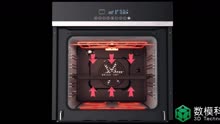 海尔烤箱OBT600-10SDA3D加热视频