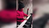 超可爱的小朋友钢琴弹奏命中注定我爱你主题曲《心愿便利贴》