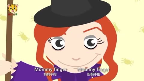 英語兒歌手指家庭fingerfamily萬聖節