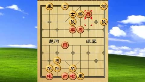 象棋利用跳馬將軍清除炮架平車殺棋招法緊湊對方防不勝防