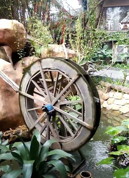 水车的动力,值得观看