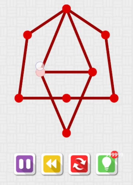 叶子游戏一笔画游戏这么奇葩的图形一笔成形你可以吗