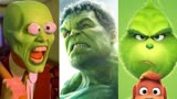  盘点电影中的三大绿头怪，你觉得谁最强？绿巨人PK变相怪杰