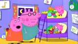 小猪佩奇：猪妈妈买了玩具柜，自己组装起来，看起来小了好多呢