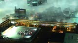 #灾难电影 韩国街头出现大量毒雾，人们在城市楼顶#极限逃生