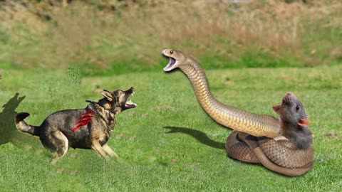 蛇对狗和蛇的战斗
