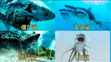 这四部电影中的变异鲨鱼，你觉得哪个更厉害，八爪鲨好凶猛