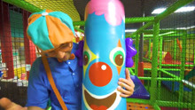 Learning With Blippi At An Indoor Playground For Kids