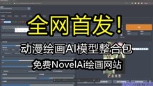 【AI绘画】全网首发！额外的NovelAi绘画模型整合包
