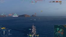 战舰世界：连续两个CQC？里昂居然沦落到跟巡洋舰玩近战！
