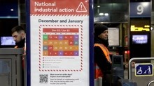 英国铁路工人新年大罢工