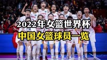 2022年女篮世界杯中国女篮球员一览，李梦、王思雨、李月汝领