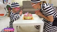 小女孩变身超级女警，抓住偷吃蛋糕的小偷，她能成功抓到小偷吗？