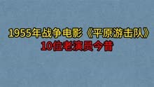 1955年战争电影《平原游击队》10位演员，郭振清，方化，安震江！