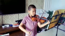 8岁周楚然小提琴独奏赛马20170813