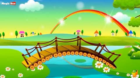 《彩虹桥》英文儿歌,启蒙英语儿歌,快乐儿童歌曲!
