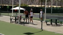 卡夫的网球课 - 训练视频02 -  Fabio Fognini Practic
