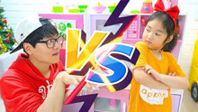 韩国萌宝宝蓝玩厨房玩具游戏~女孩子喜欢的粉色厨房玩具哦！