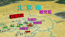 北京市西城区、东城区、朝阳区及顺义区，都在哪里？