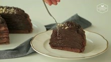 巧克力千层蛋糕 Nutella Crepe Cake
