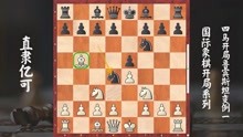 国际象棋开局系列，四马开局转西班牙，鲁宾斯坦变例一