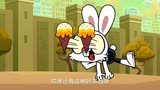 九九配音：小兔脚踩火箭鞋买冰淇淋，却忘记带钱，他能吃到甜点吗