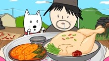 美食动画：安妮在乡下奶奶家的清炖鸡汤吃播，超级享受的一天！