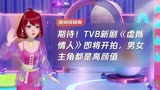 期待！TVB新剧《虚拟情人》即将开拍，男女主角都是高颜值