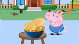 米老鼠偷佩奇薯片#儿童动画 #小猪佩奇 #沙雕动画 