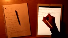 传统与现代的对撞：纸笔书写与Apple pencil实录对比