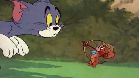 搞笑猫和老鼠:两个小印第安_高清