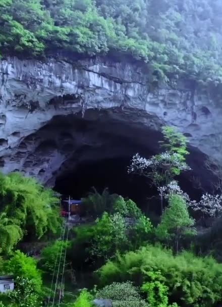 貴州一山洞隱居100餘人,過著與世無爭的生活#我的旅行日記