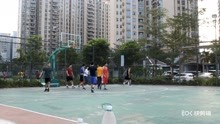 宝安书城篮球教学赛，紧张激烈
