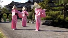 实拍日本传统舞蹈：日本女人动作优雅，跳得很好看