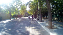 北京建国门大使馆街道绿化美景